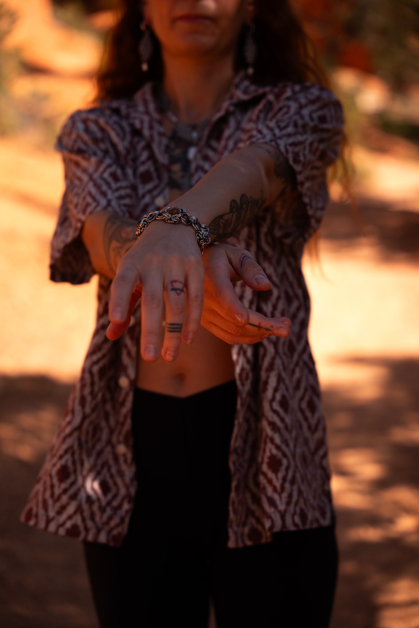 AGATE WILDFLOWER BRACELET