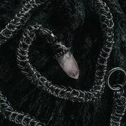 ARCTIC CRYSTAL TIE NECKLACE
