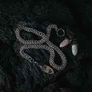 ARCTIC CRYSTAL TIE NECKLACE