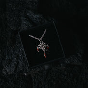 POMEGRANATE CHARM NECKLACE