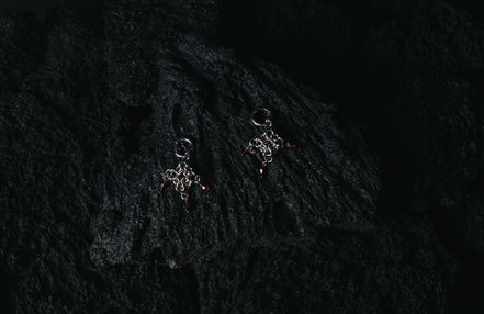 POMEGRANATE EARRINGS