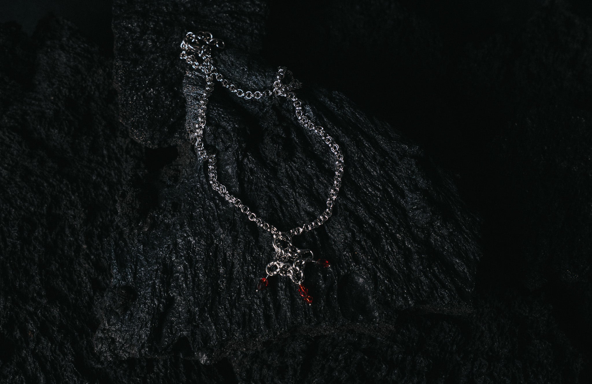 POMEGRANATE CHARM NECKLACE