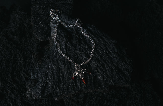 POMEGRANATE CHARM NECKLACE