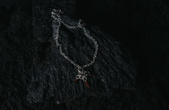 POMEGRANATE CHARM NECKLACE