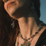 POMEGRANATE EARRINGS